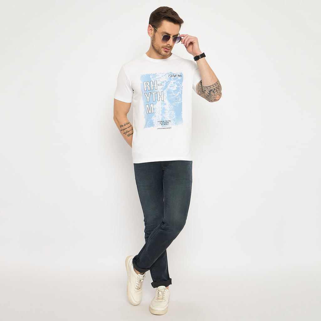 Duke Urban Men Half Sleeve Cotton Tshirt (LF7434)