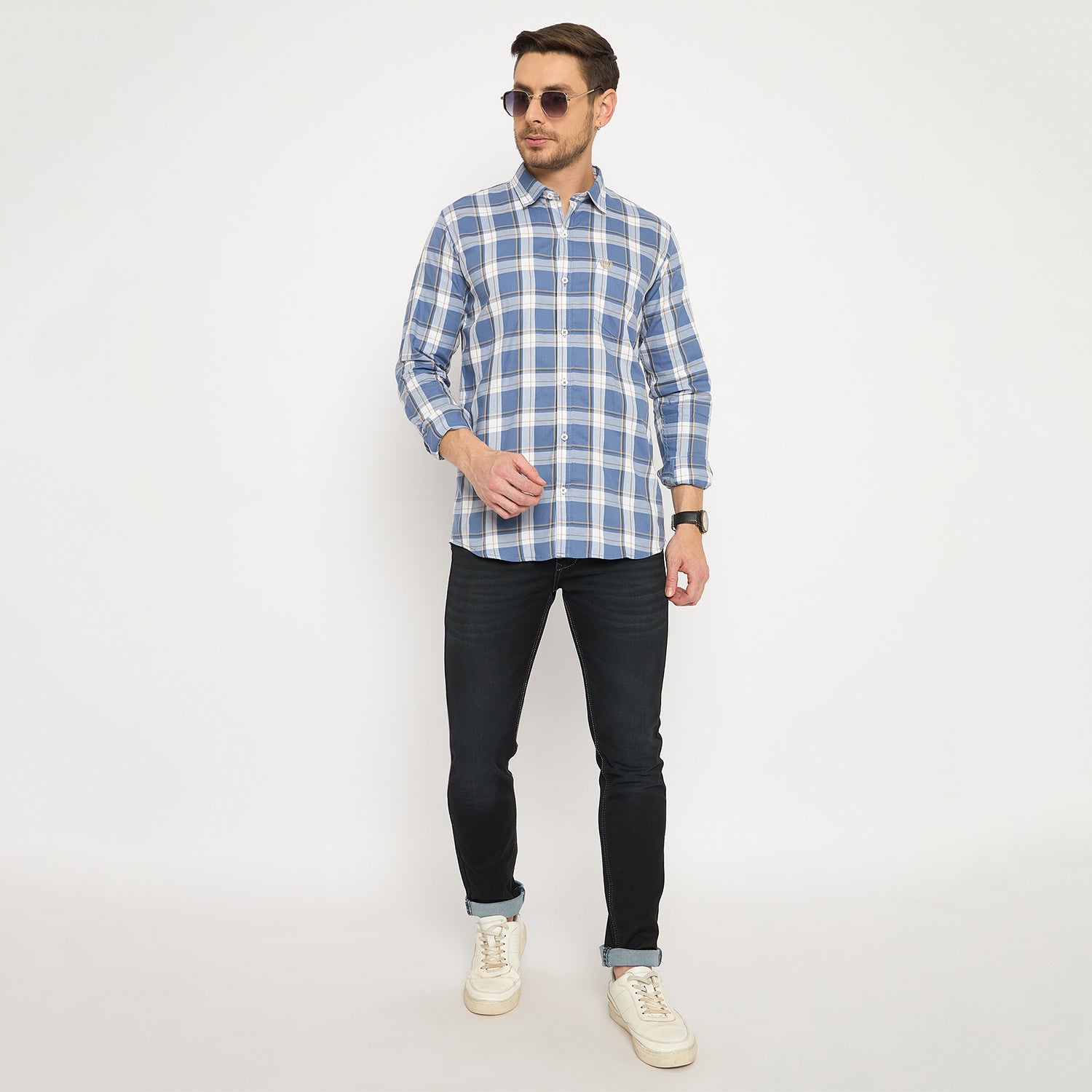 Duke Men Full Sleeve Cotton Shirt (SDO6CHB)