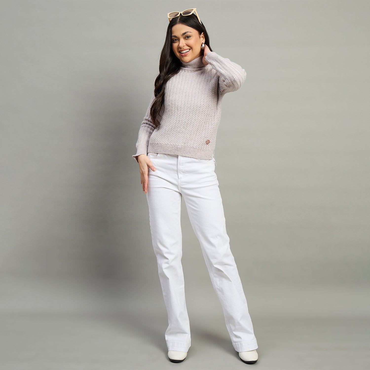 Duke Urban Women Turtle Neck Full Sleeve Sweater (SDS1241)