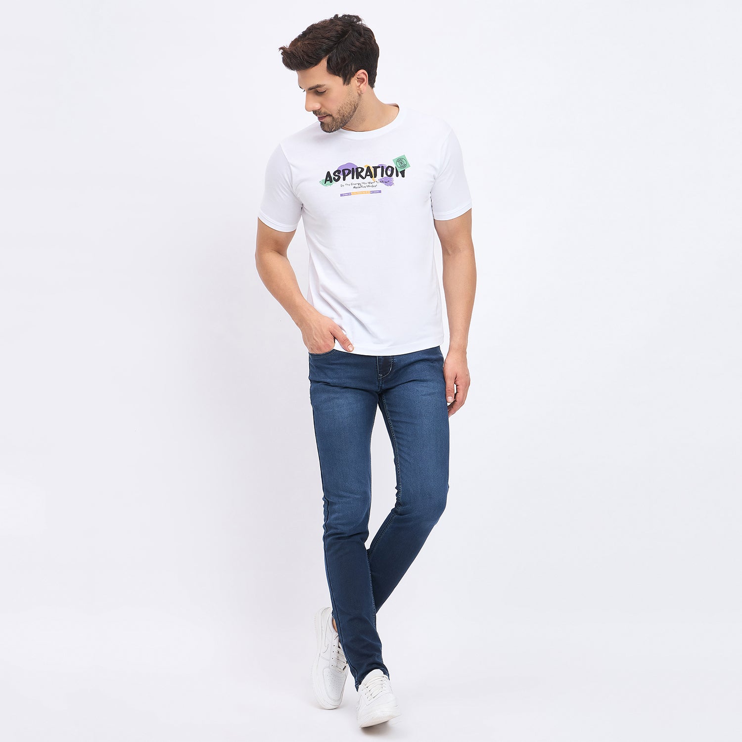 Duke Urban Men Half Sleeve Cotton T-shirt (LF7161)