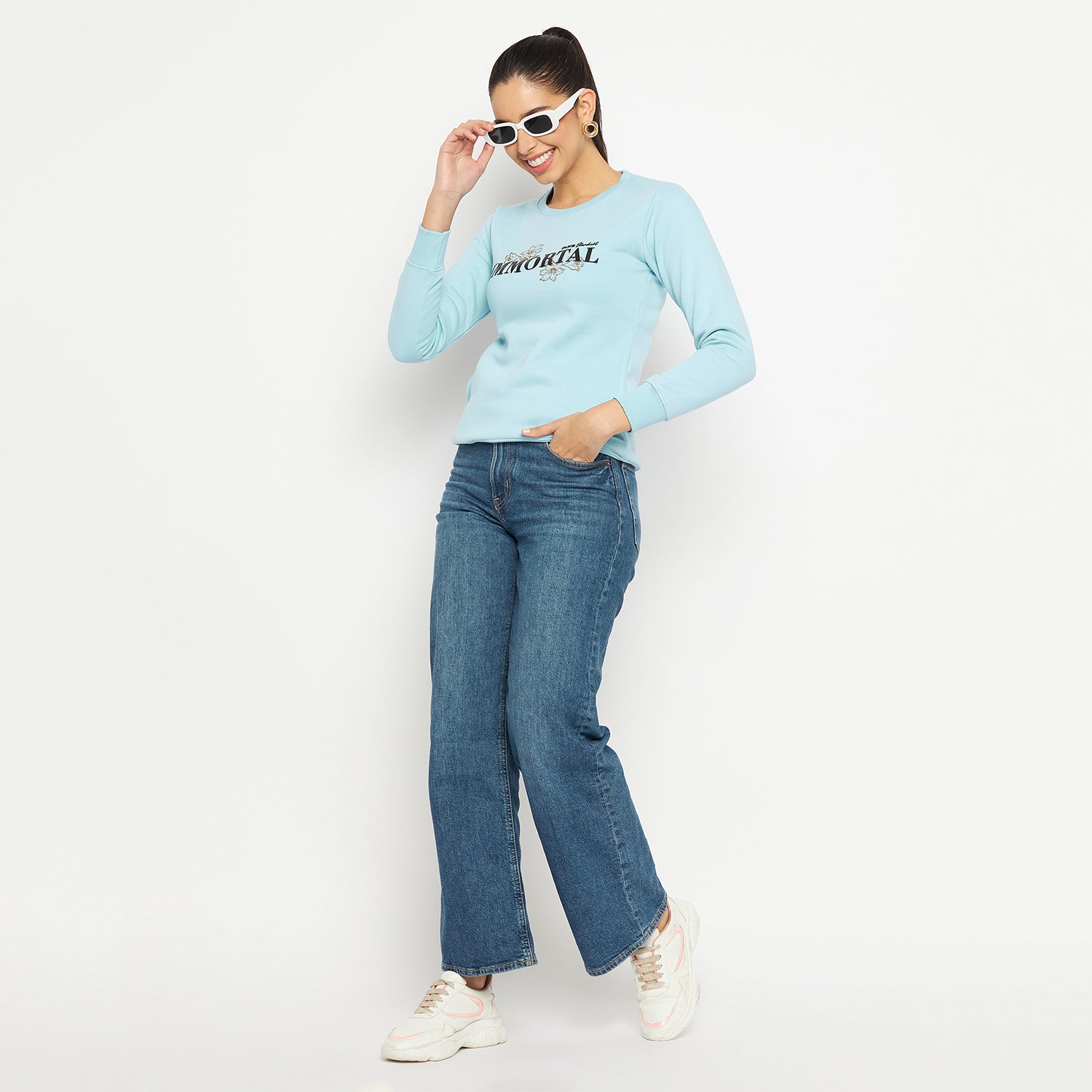 Duke Urban Women Round Neck Sweatshirt (MLFX931)