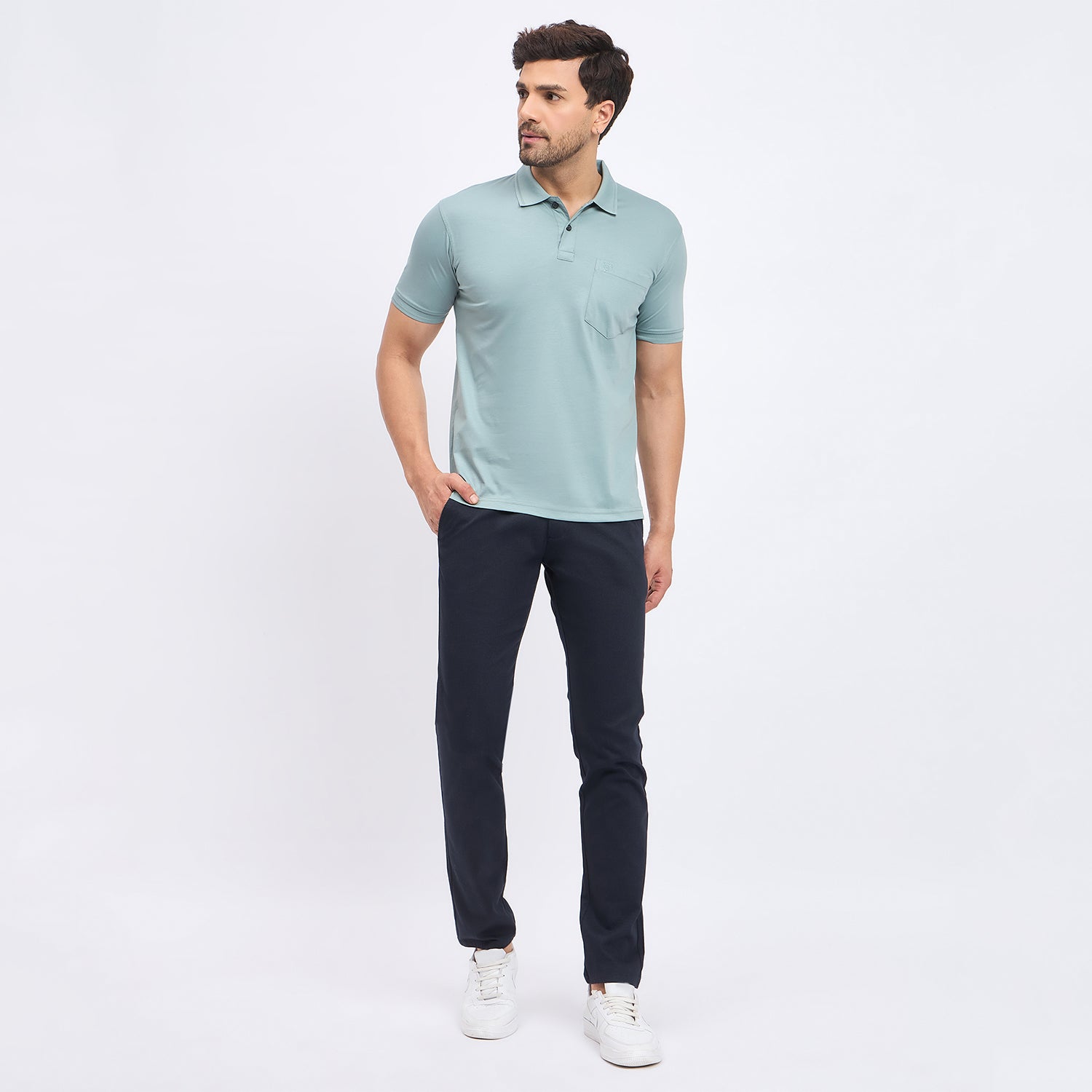 Duke Urban Men Flatfront Narrowfit Chinos Trousers (SDT4596)