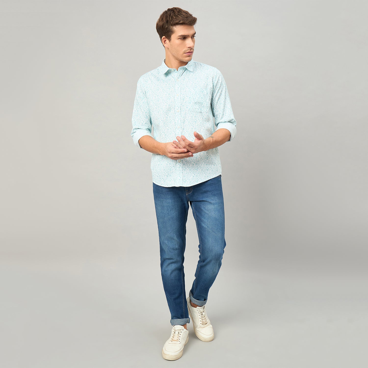 Duke Urban Men Full Sleeve Cotton Shirt (SDO7PRU)