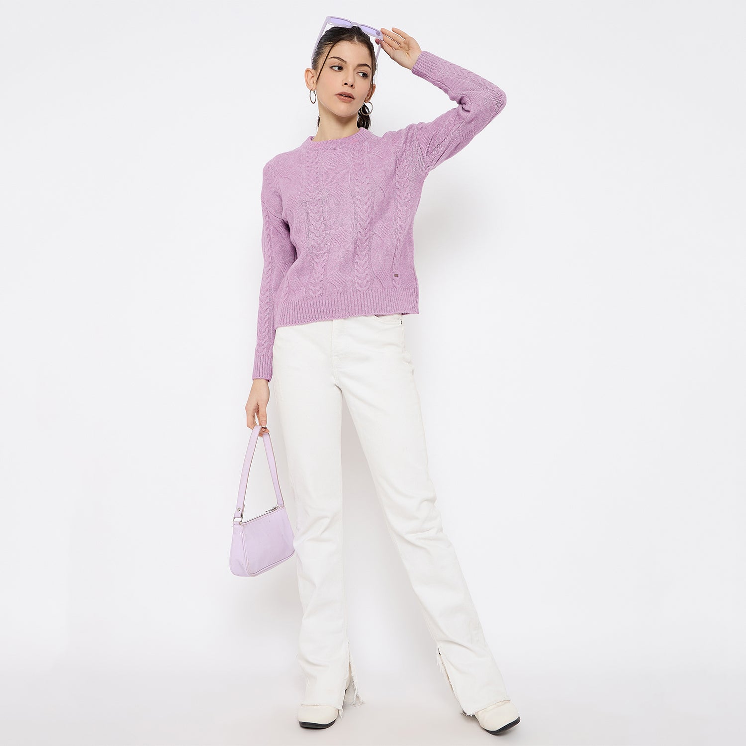 Duke Urban Women Full Sleeve Round Neck Pullover (SDS1369)
