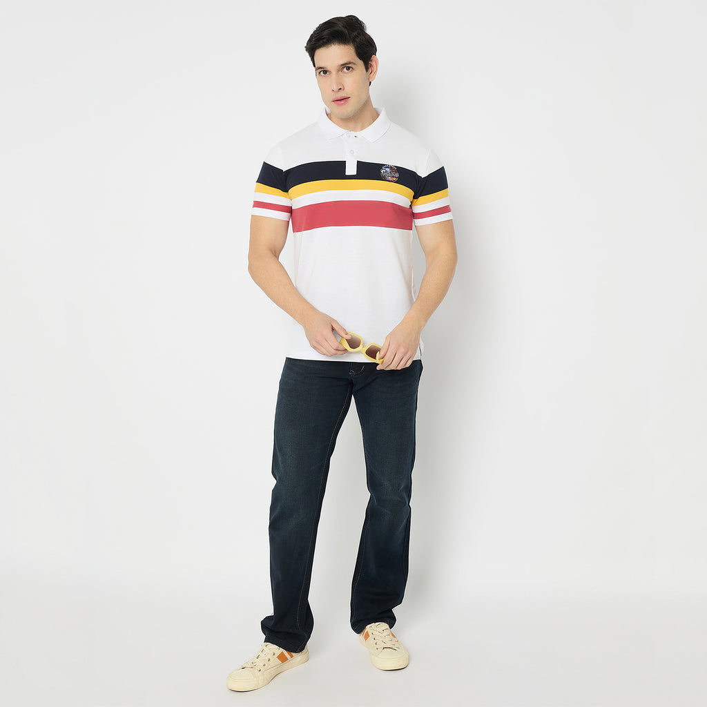 Duke Urban Men Half Sleeve Cotton Polo Tshirt (LF7396)
