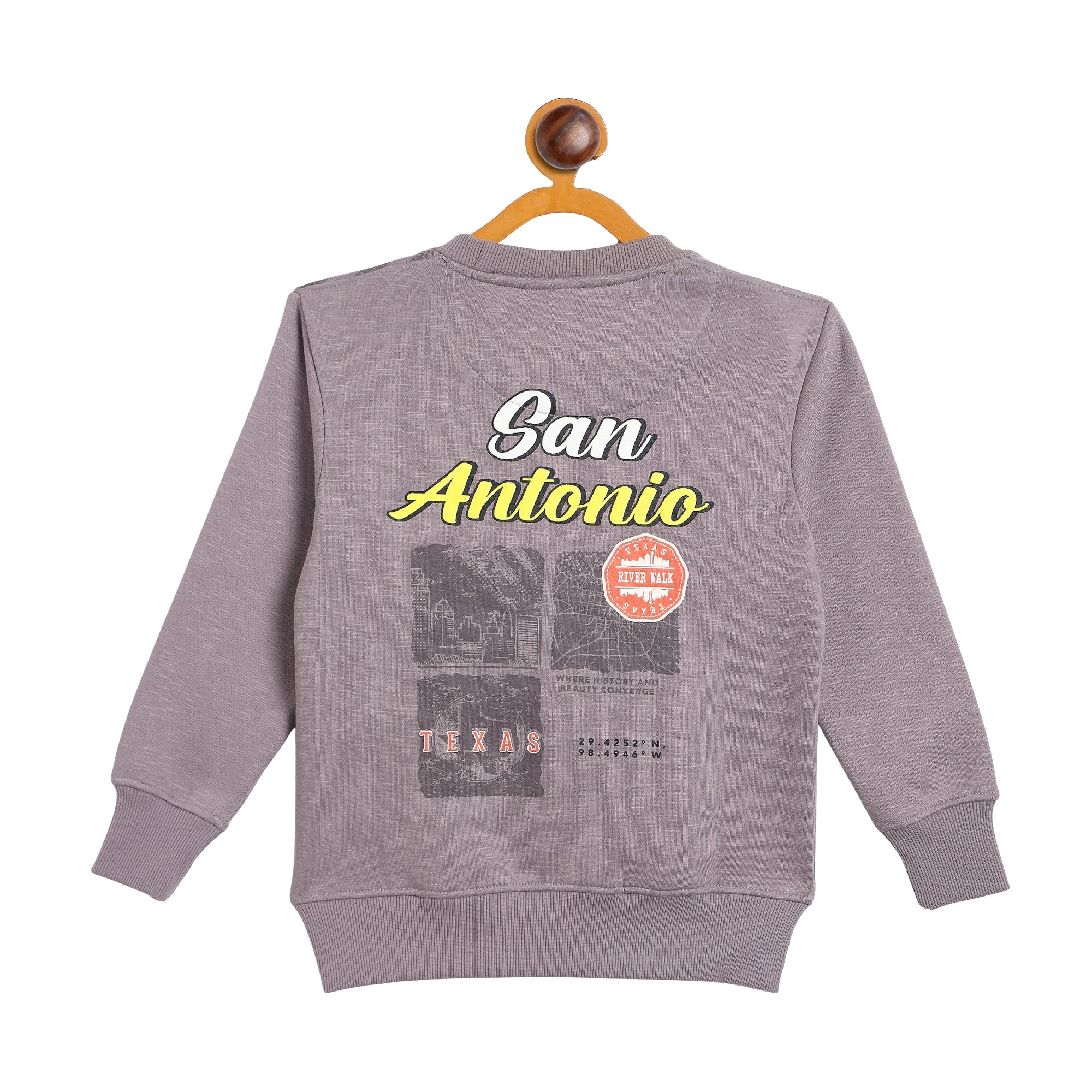 Duke Urban Boys Full Sleeve Round Neck Printed Sweatshirt (LF396)