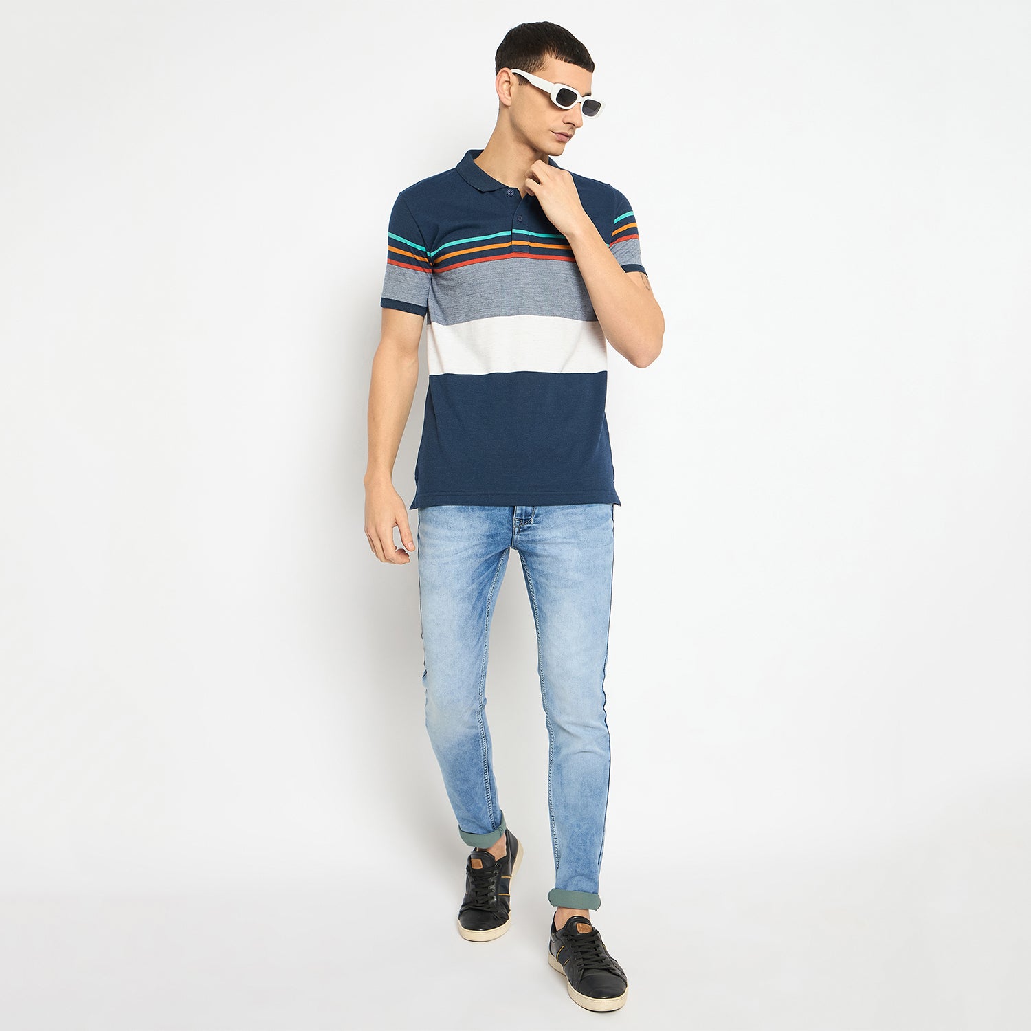 Duke Urban Men Half Sleeve Cotton Tshirt (LF7194)