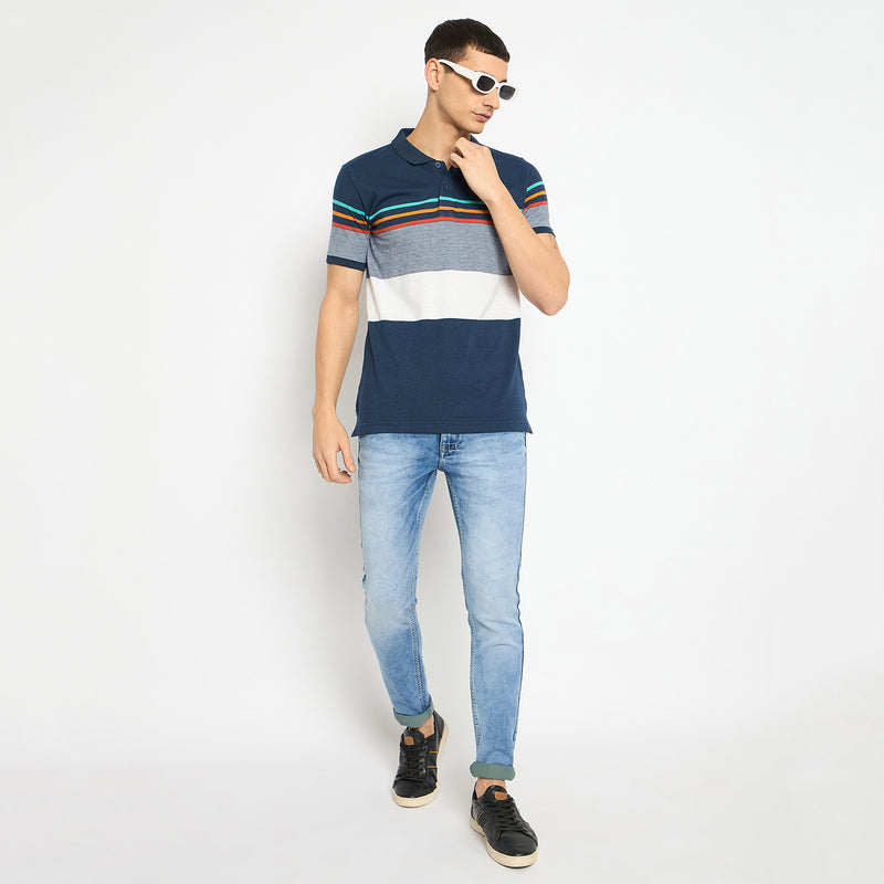 Duke Urban Men Half Sleeve Cotton Tshirt (LF7194)