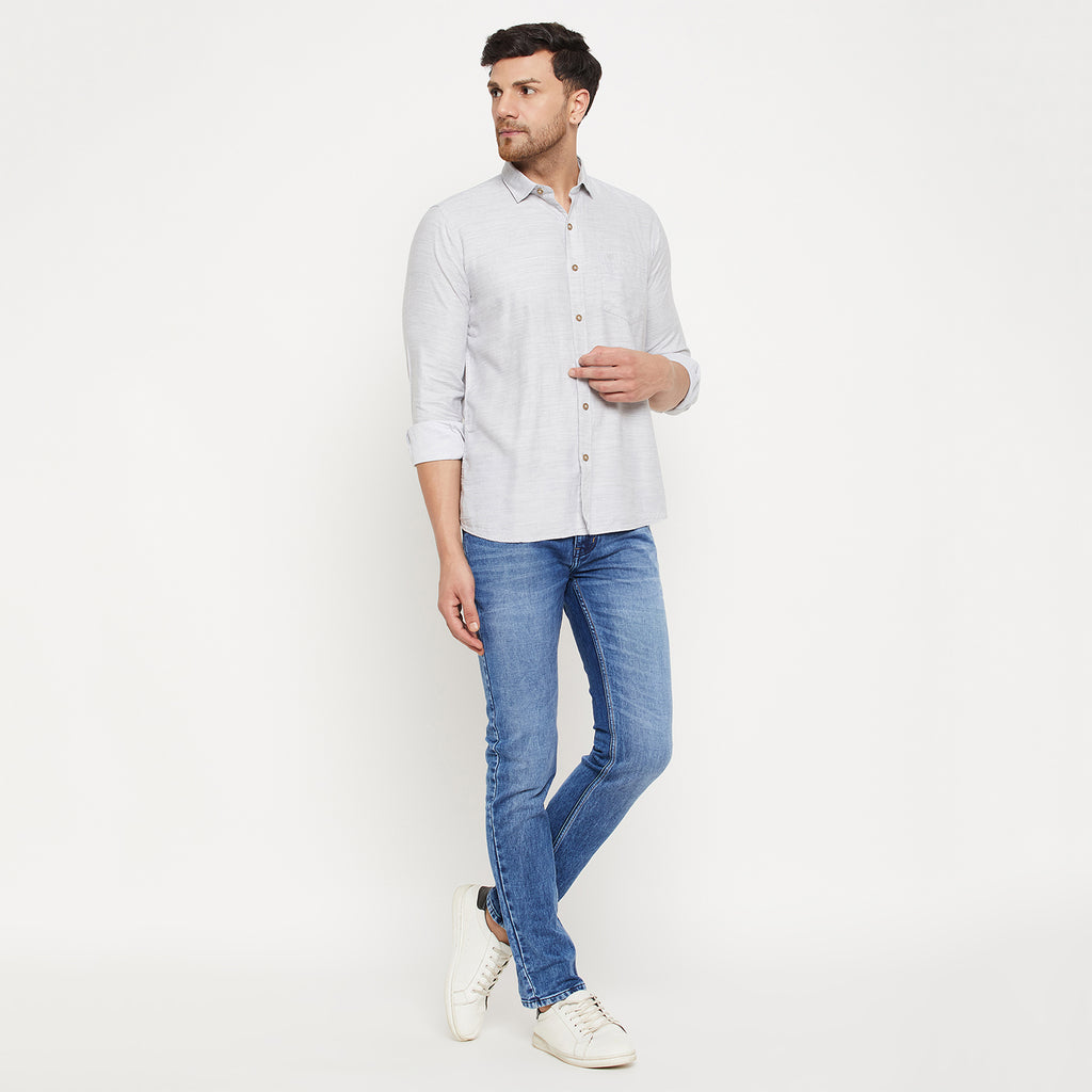 Duke Urban Men Full Sleeve Cotton Shirts (SDO8PLT)