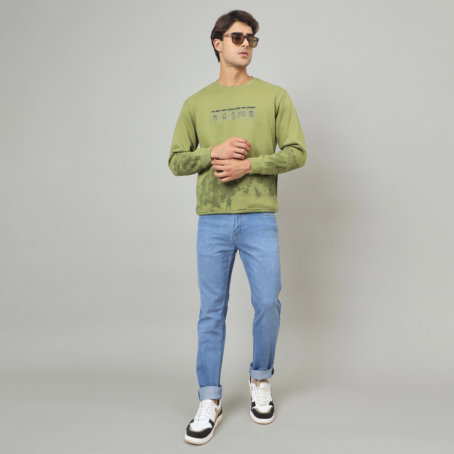 Duke Urban Men Round Neck Regular Sweatshirt (LF6348)