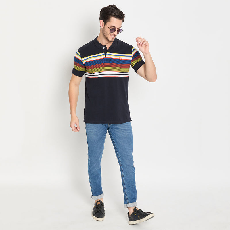 Duke Strardust Men Half Sleeve Cotton T-shirt (LF7067)