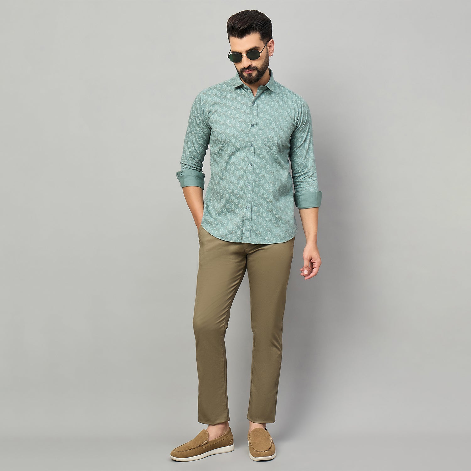 Duke Urban Men Full Sleeve Cotton Shirt (SDO8PRAX)