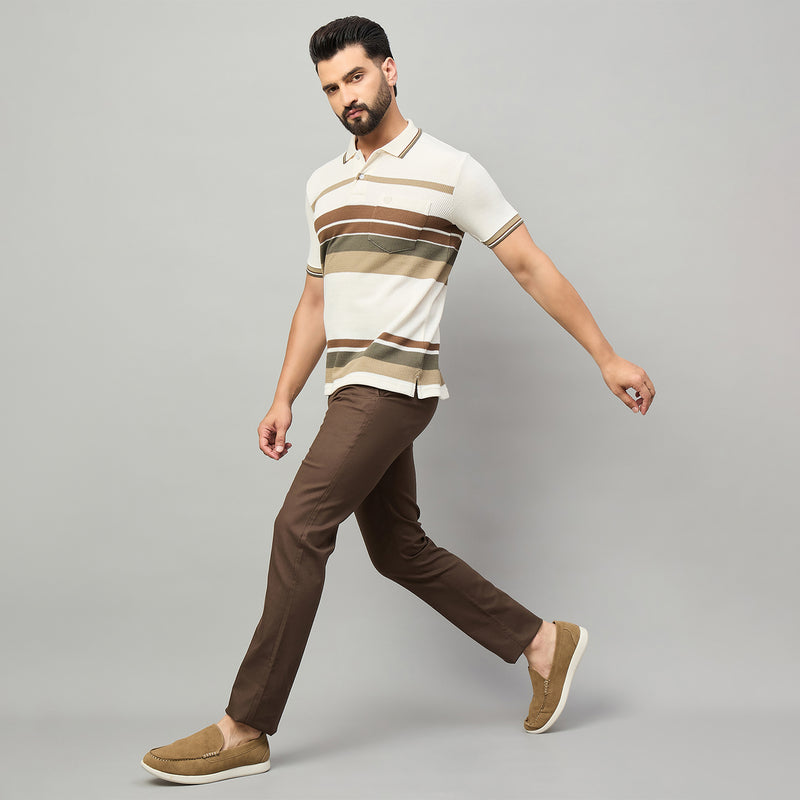 Duke Urban Men Half Sleeve Polo Cotton Tshirt (LF7671)