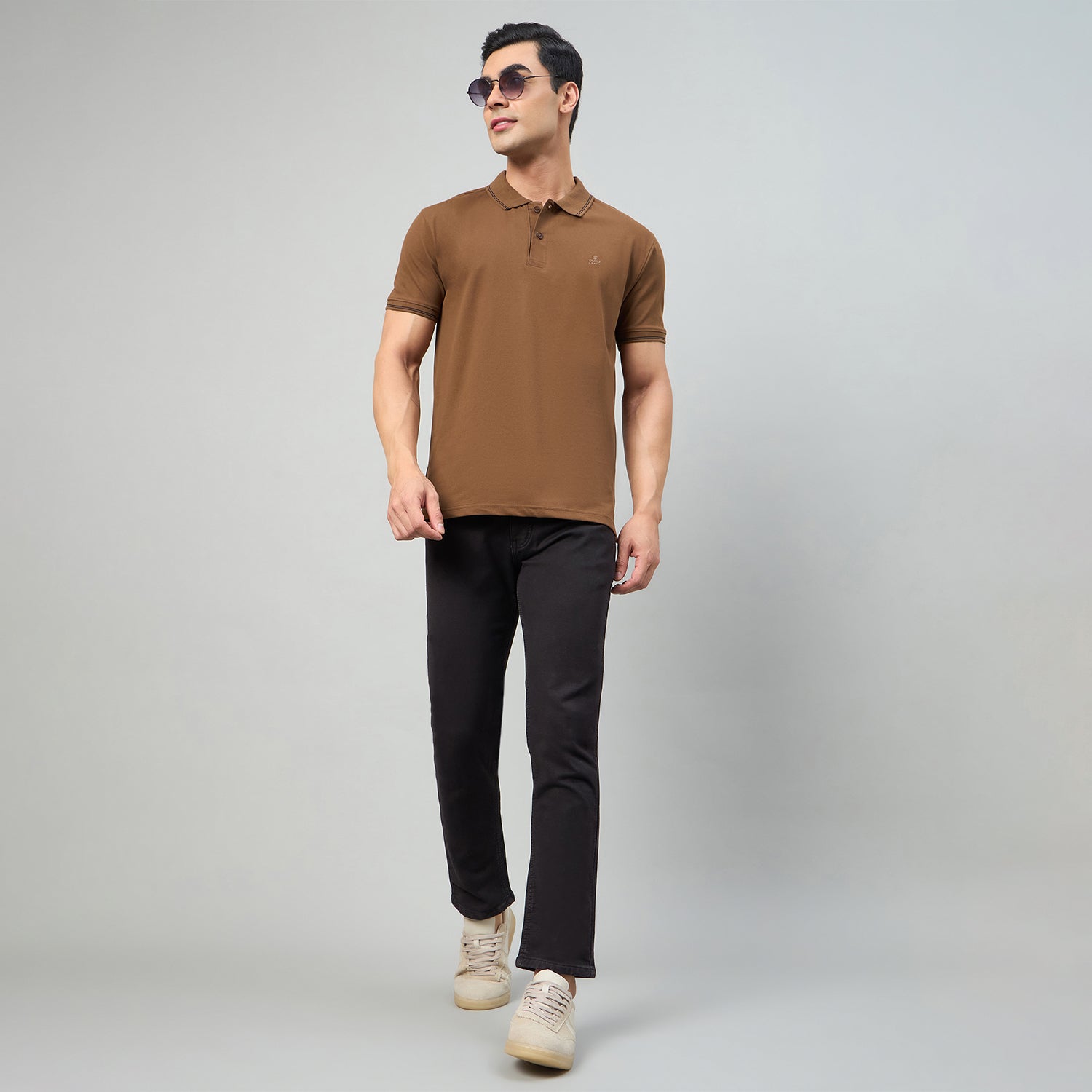 Duke Men Half Sleeve Cotton Smart Fit Casual T-shirt (SD73)