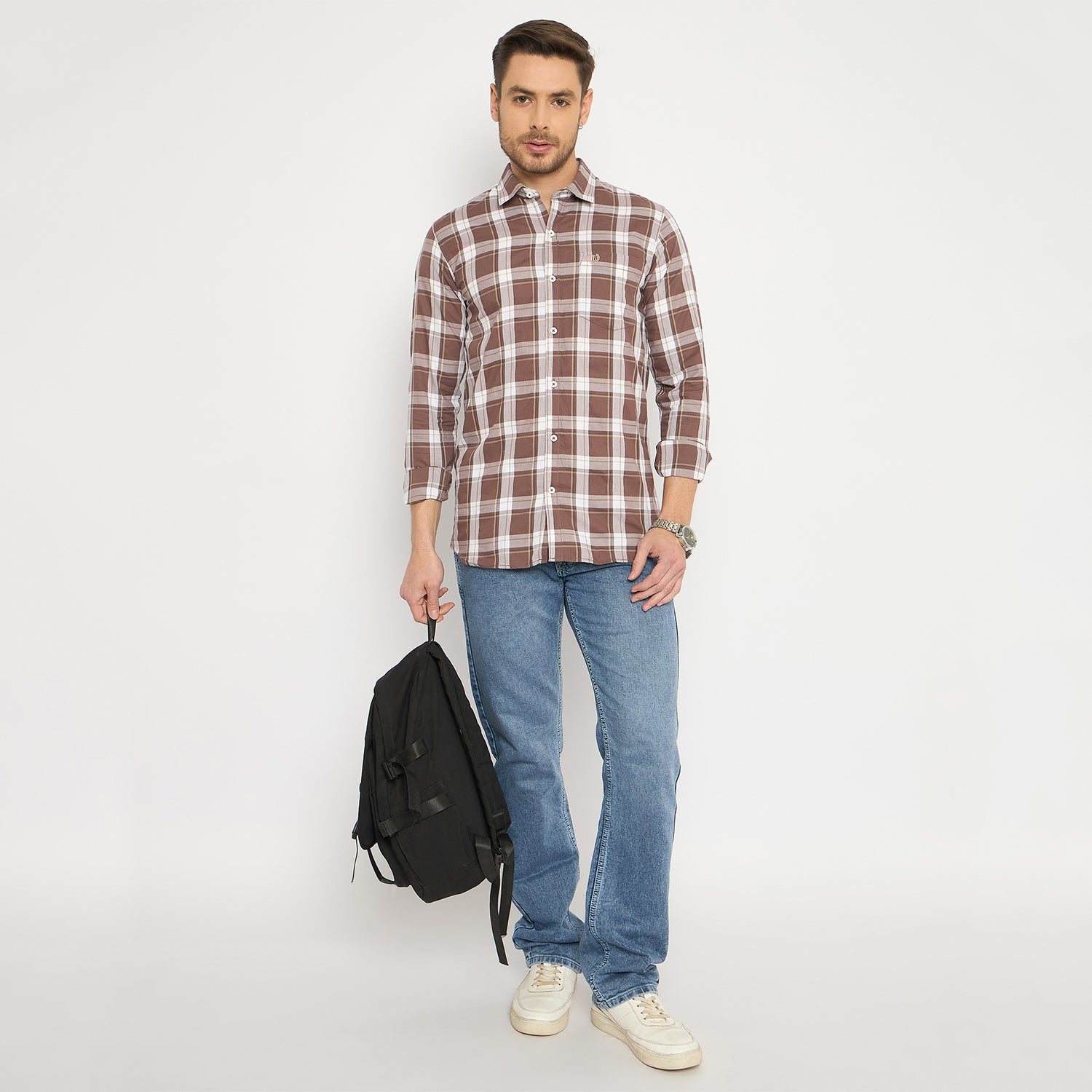 Duke Men Full Sleeve Cotton Shirt (SDO6CHB)