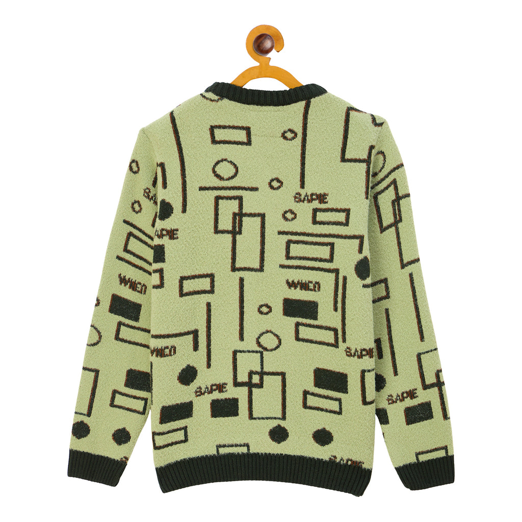 Duke Urban Boys Round Neck Full Sleeve Regular Sweater (S3604)