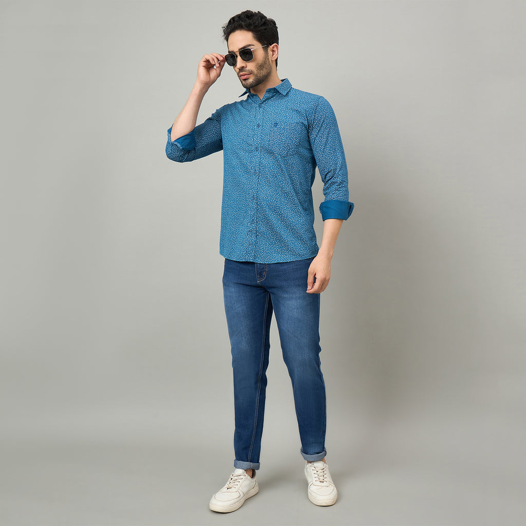 Duke Urban Men Full Sleeve Cotton Shirt (SDO8PRAZ)