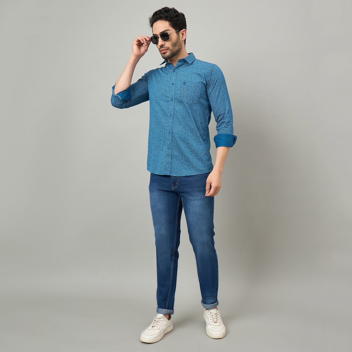 Duke Urban Men Full Sleeve Cotton Shirt (SDO8PRAZ)