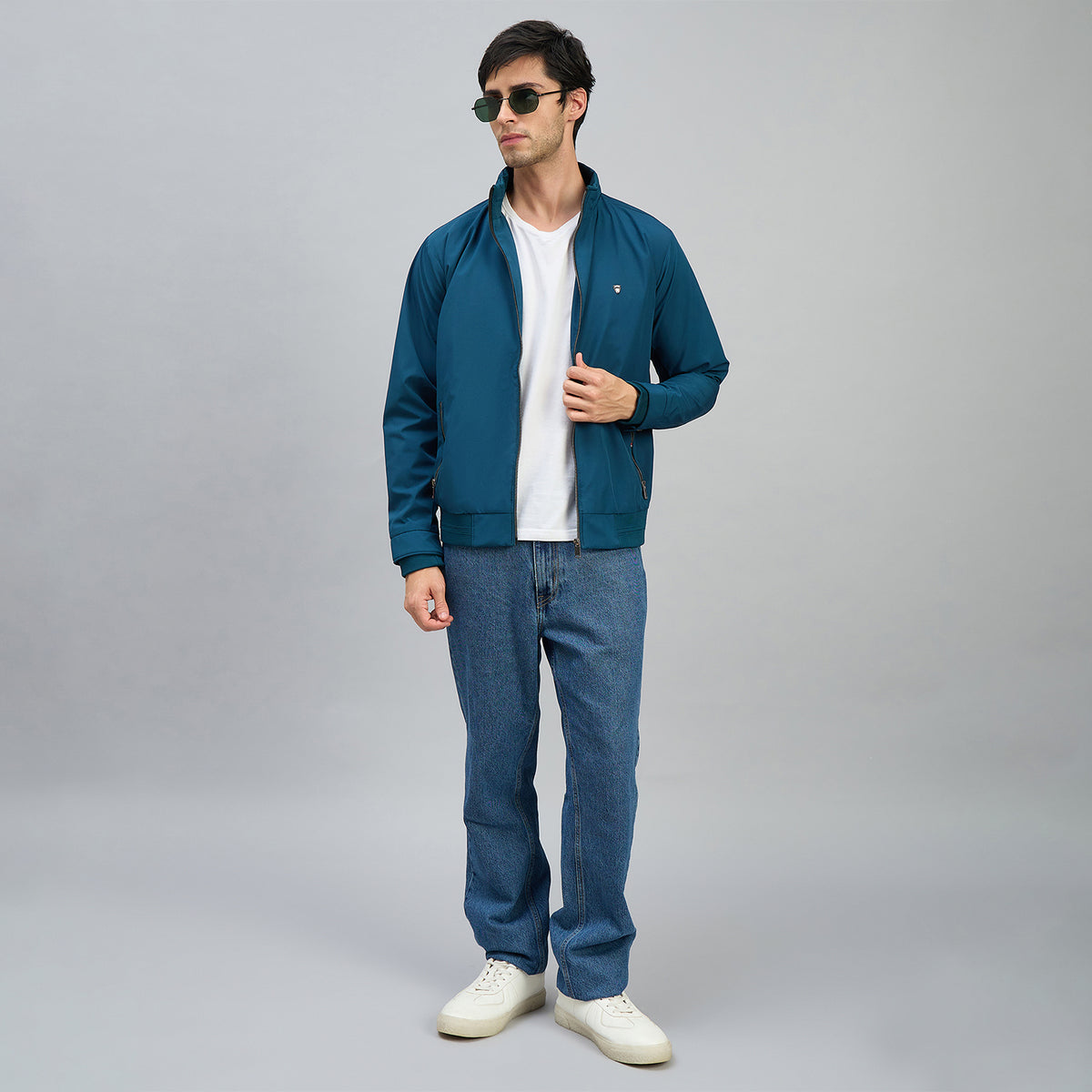 Duke Urban Men Full Sleeve High Neck Bomber Jacket (SDZ3108R)