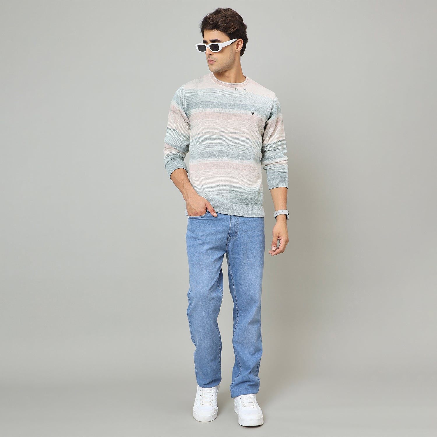 Duke Urban Men Full Sleeve Classic round neck sweater (SDS2283)