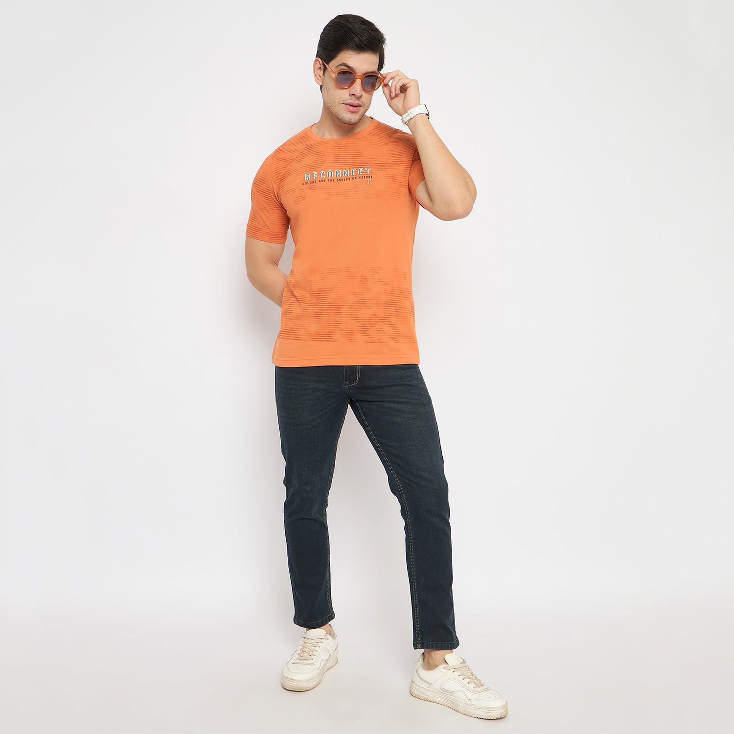 Duke Urban Men Half Sleeve Cotton Tshirt (ONLF259F)