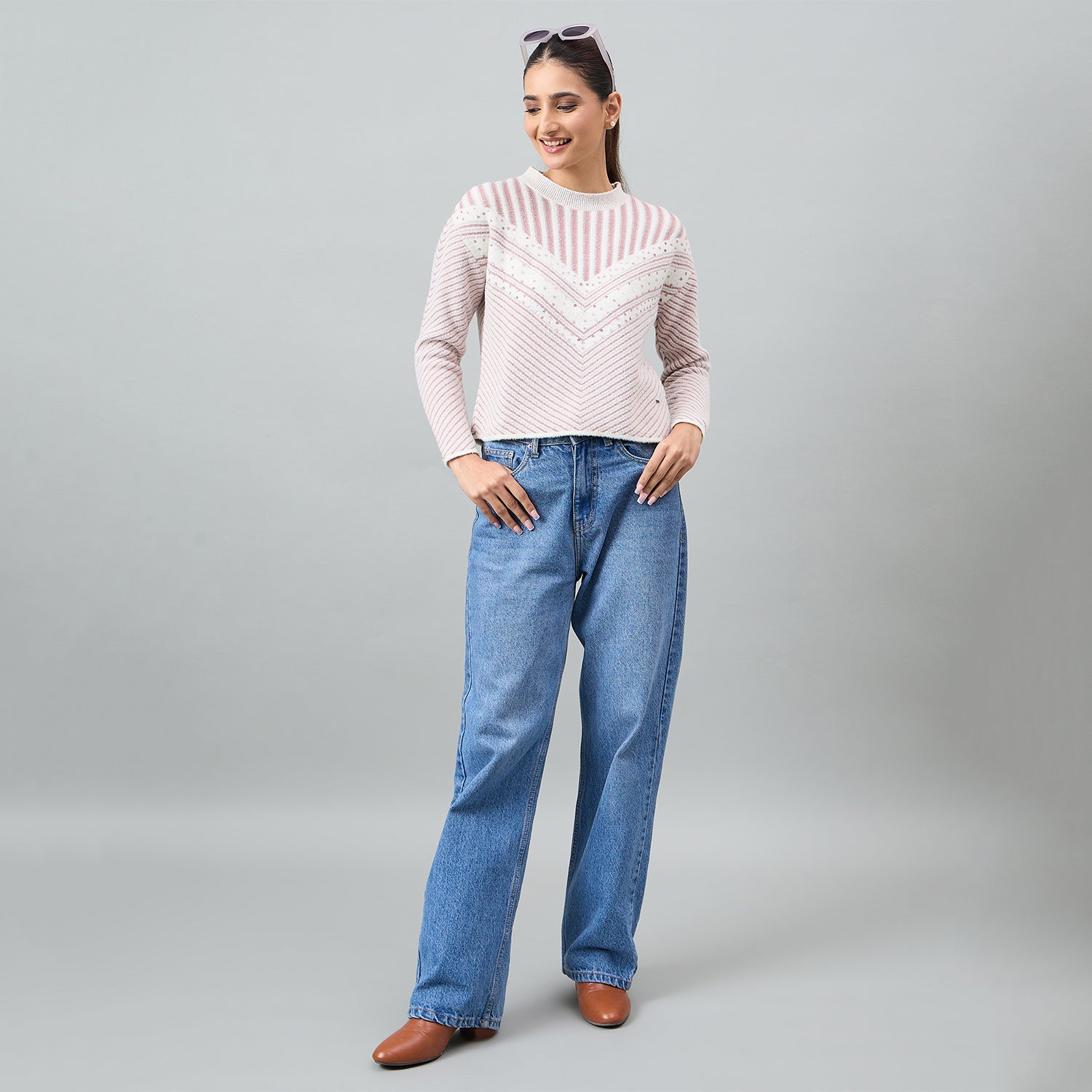 Duke Urban Women Full Sleeve RoundNeck Pullover (SDS1373)