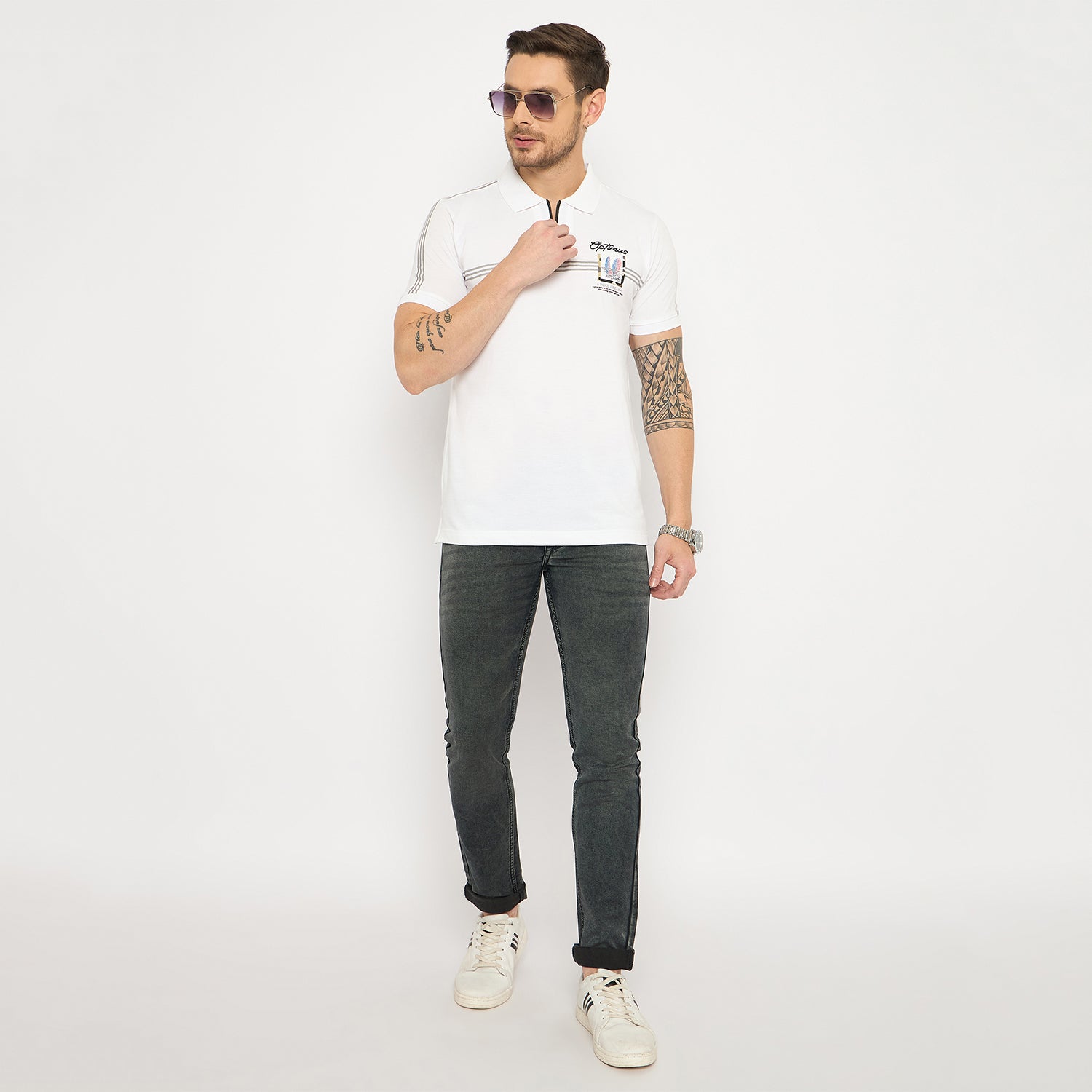 Duke Urban Men Half Sleeve Cotton Tshirt (LF7401)