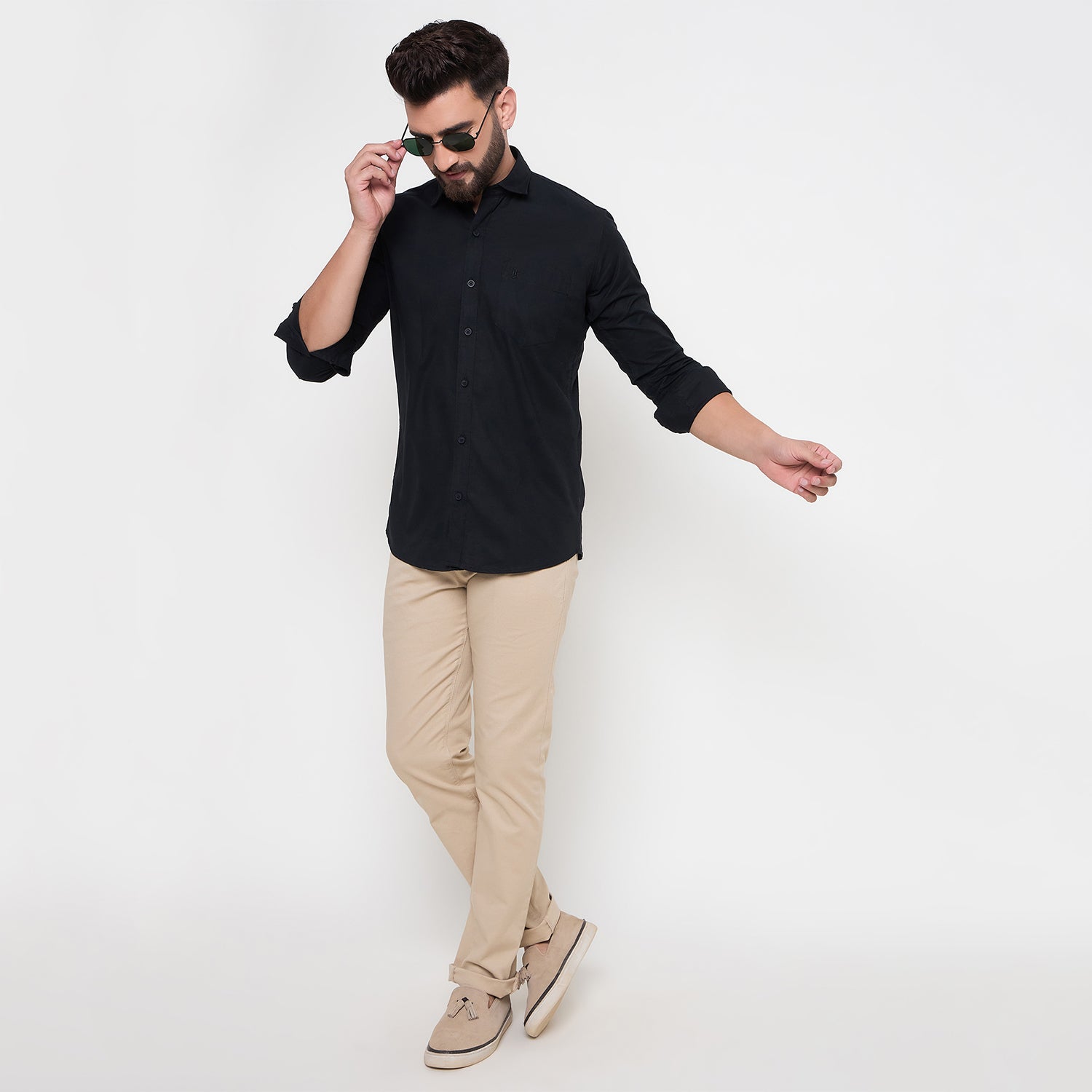 Duke Urban Men Full Sleeve Cotton Shirt (SDO8PLOS)