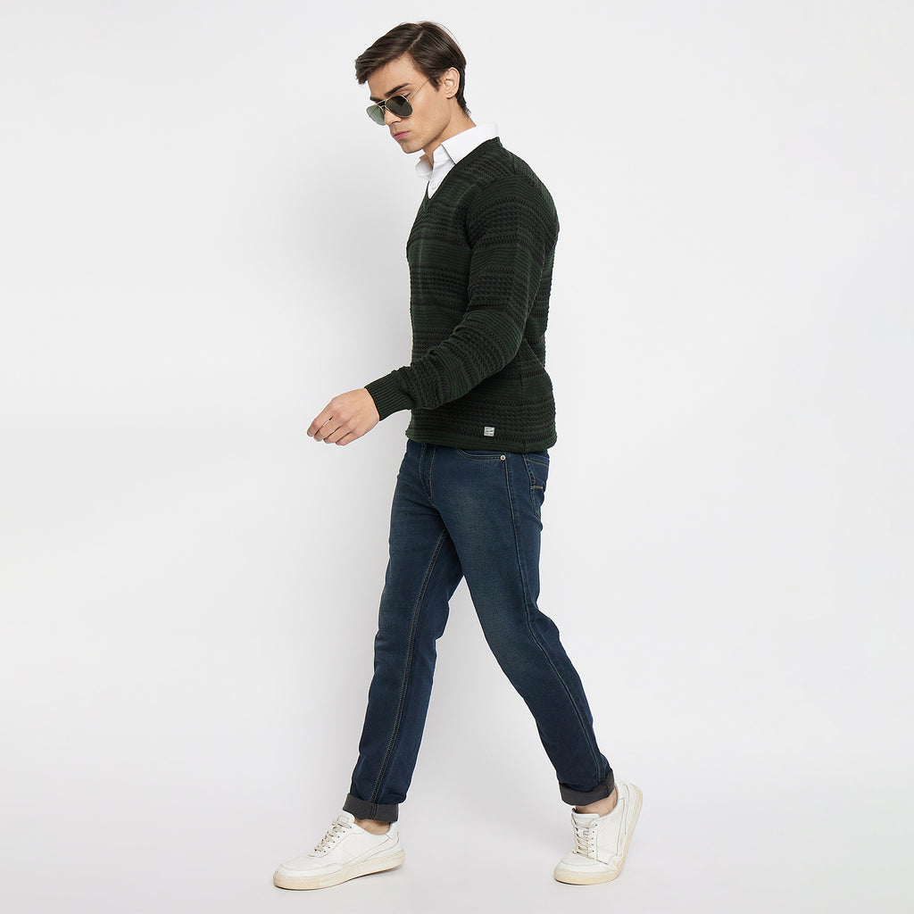 Duke Urban Men Full Sleeve V Neck Sweater (SDS2045)