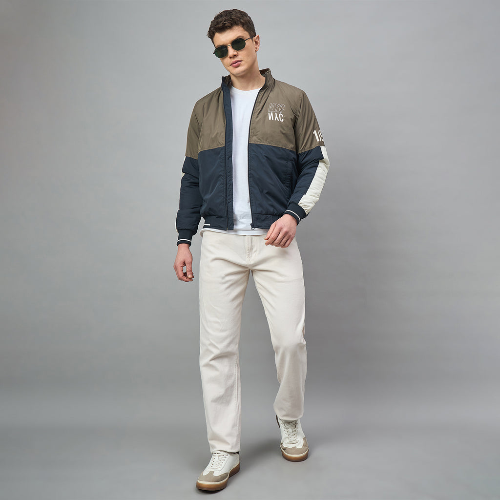 Duke Urban Men Full Sleeve Slim fit Bomber Jacket (SDZ4097)