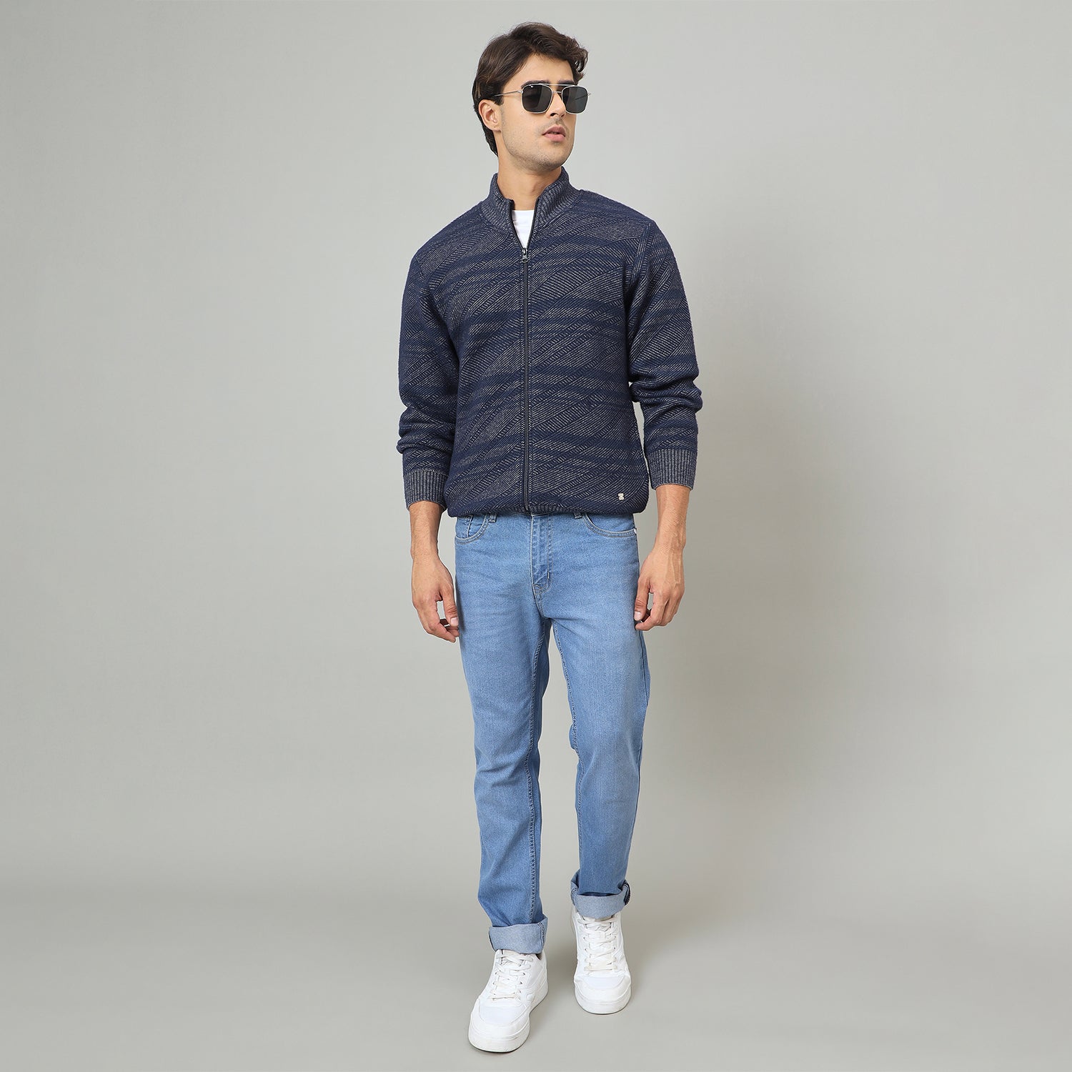 Duke Urban Men Stylish full sleeve zipper sweater (SDS2219)