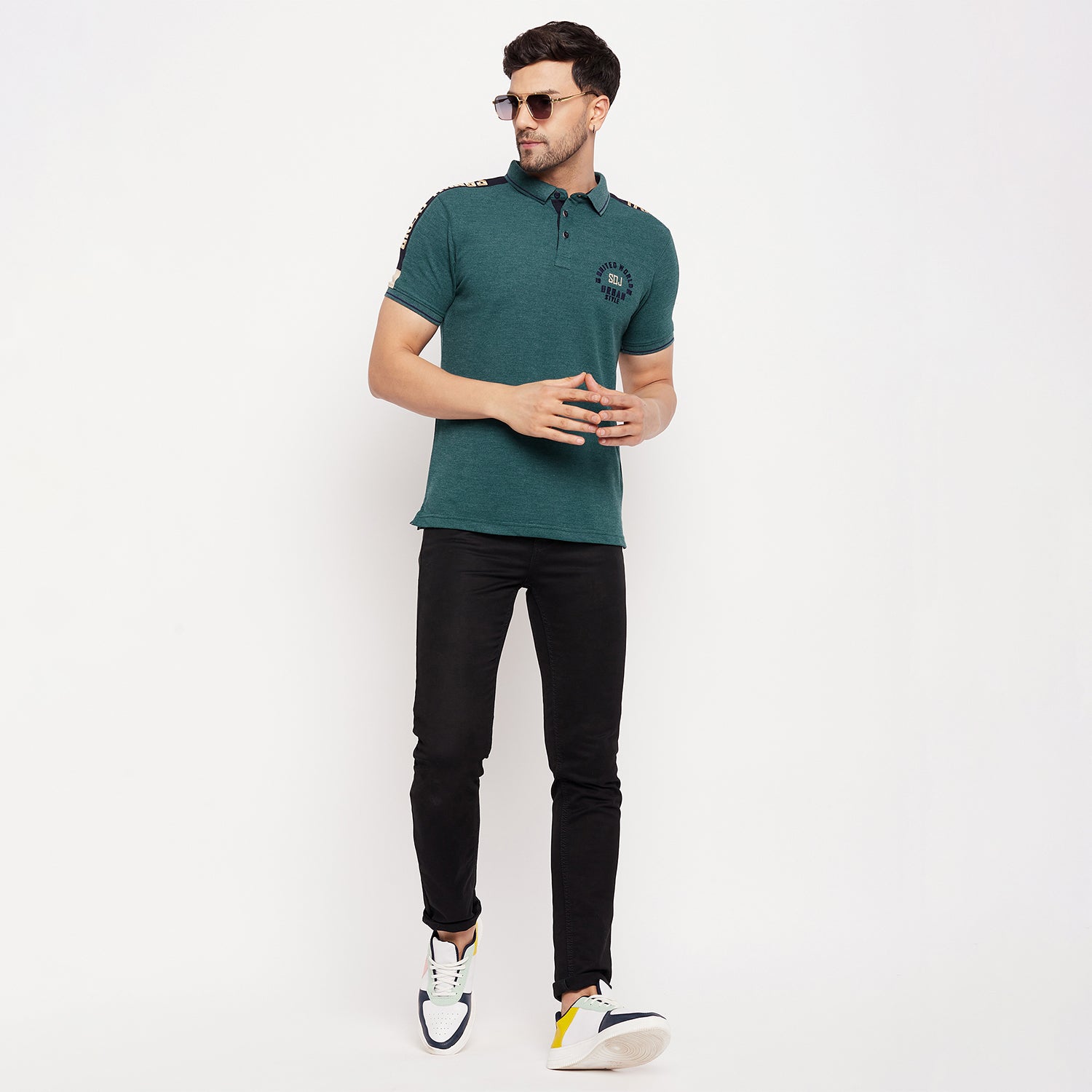 Duke Urban Men Half Sleeve Cotton T-shirt (MLF5778)