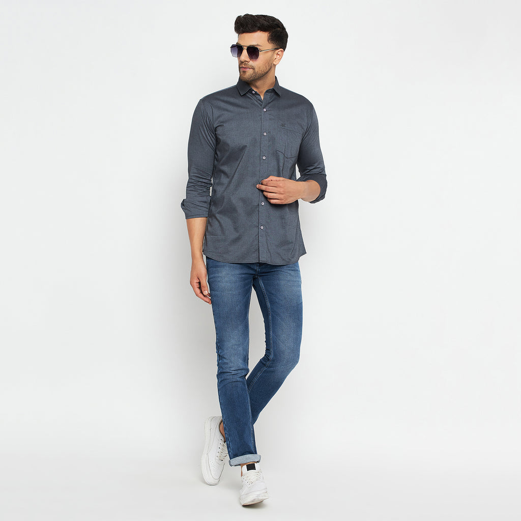Duke Stardust Men Full Sleeve Cotton Shirt (SDO88BCO)