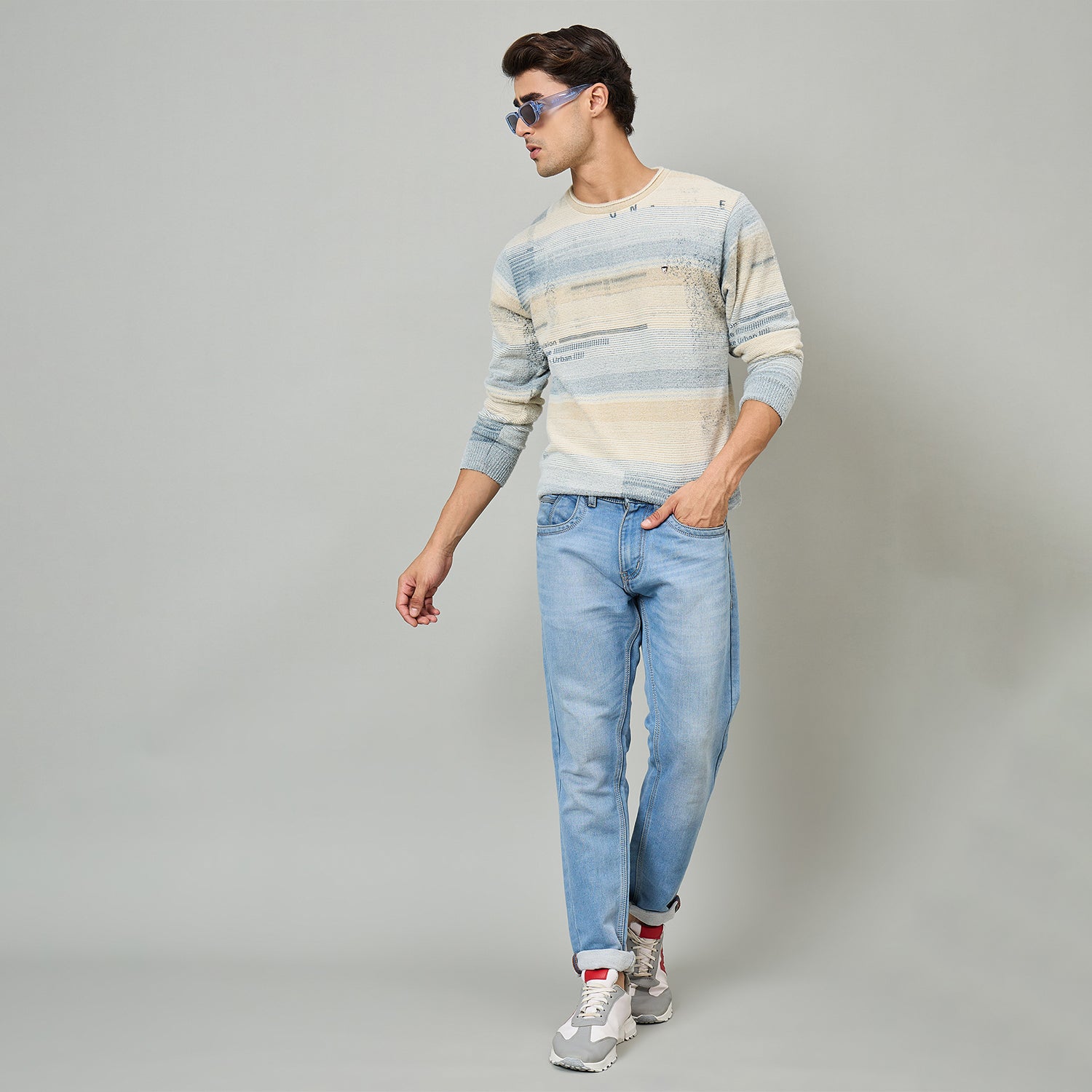 Duke Urban Men Full Sleeve Classic round neck sweater (SDS2283)