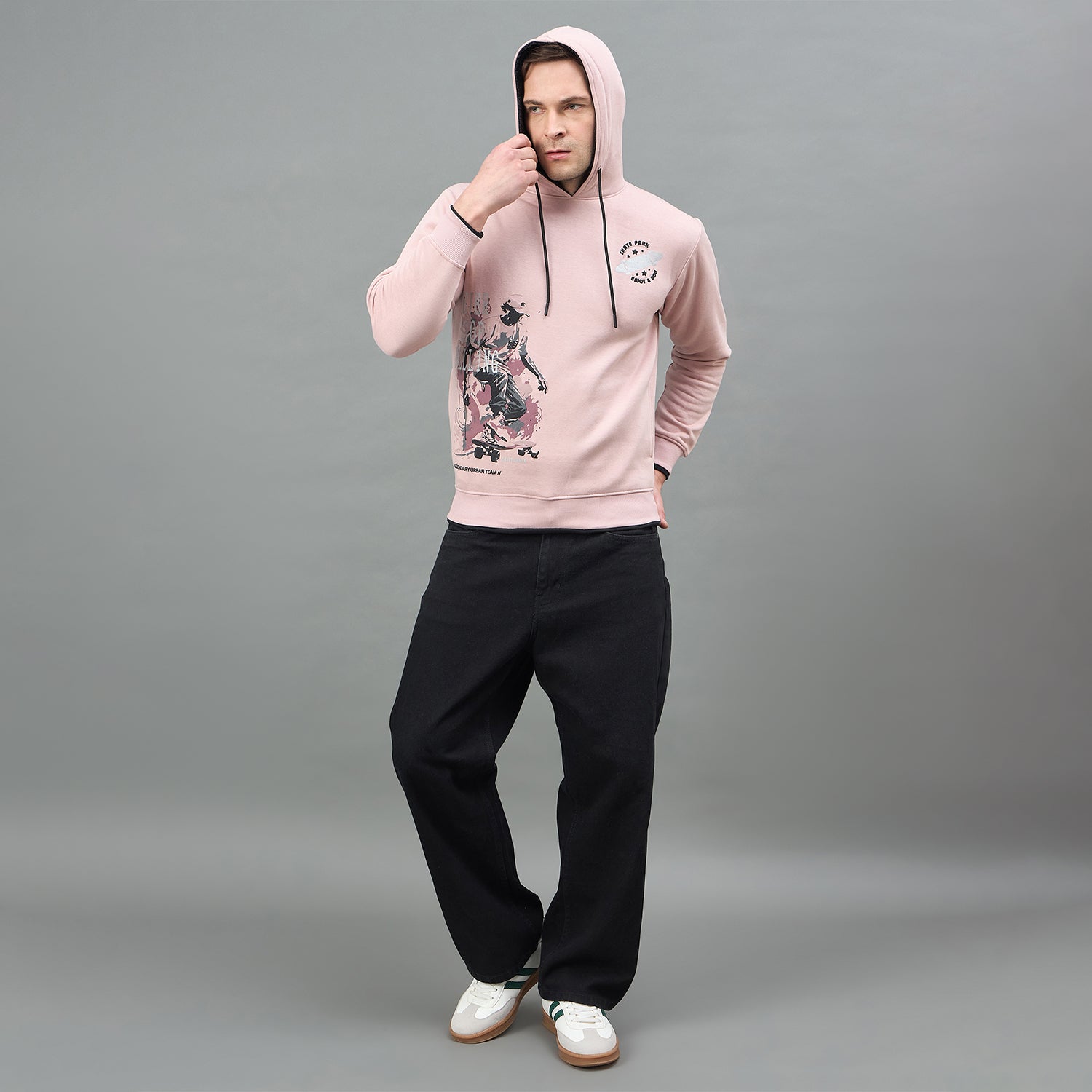 Duke Urban Men Full Sleeve Hooded Sweatshirt (MLF6391)