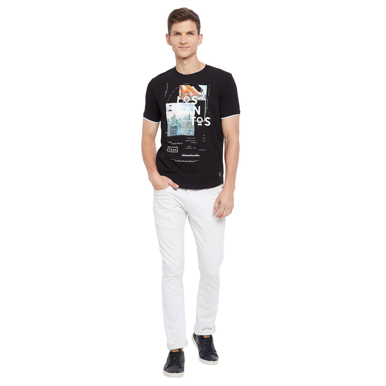 Duke Men Half Sleeve T-Shirt (LF4473)