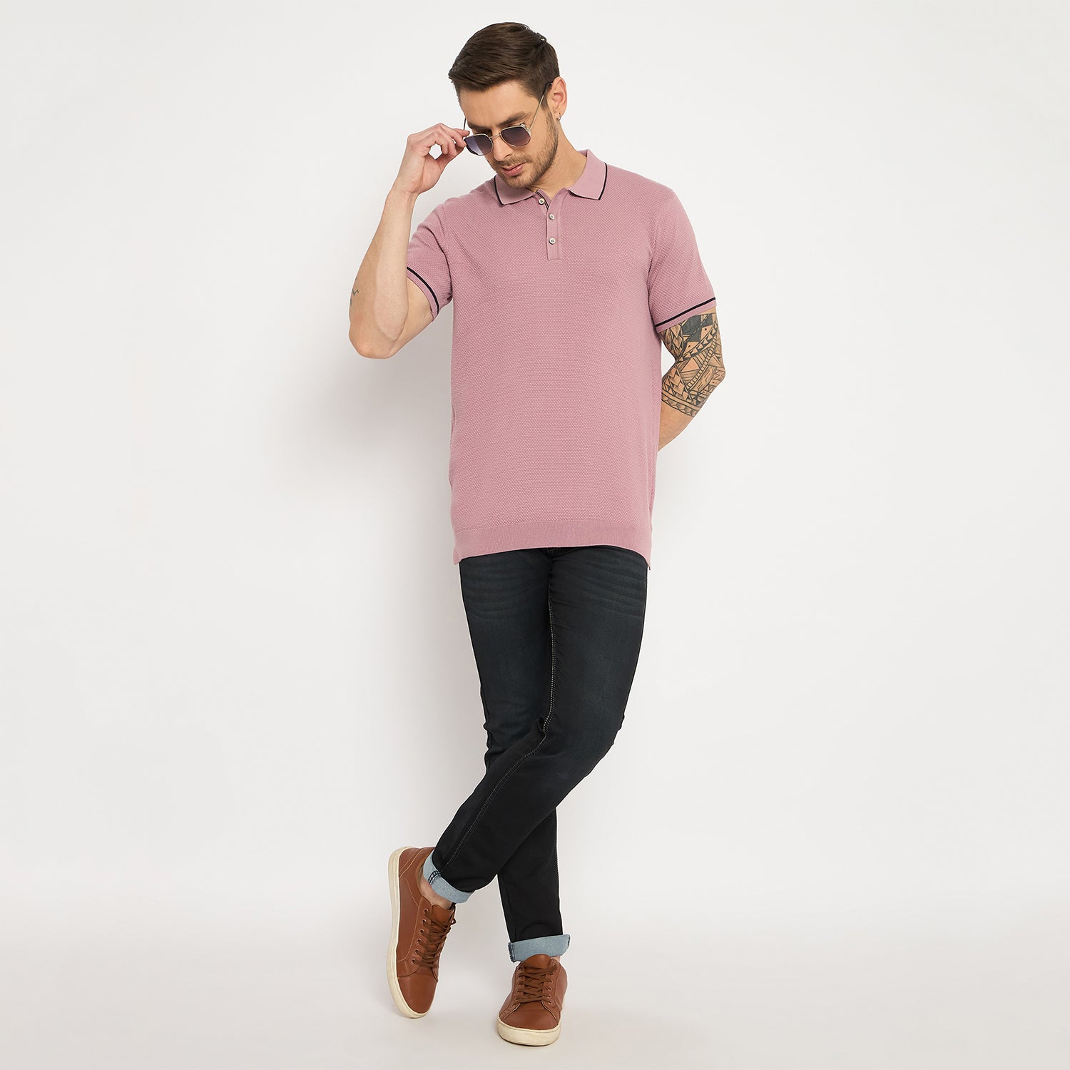 Duke Urban Men Half Sleeve Cotton Tshirt (LF7464)