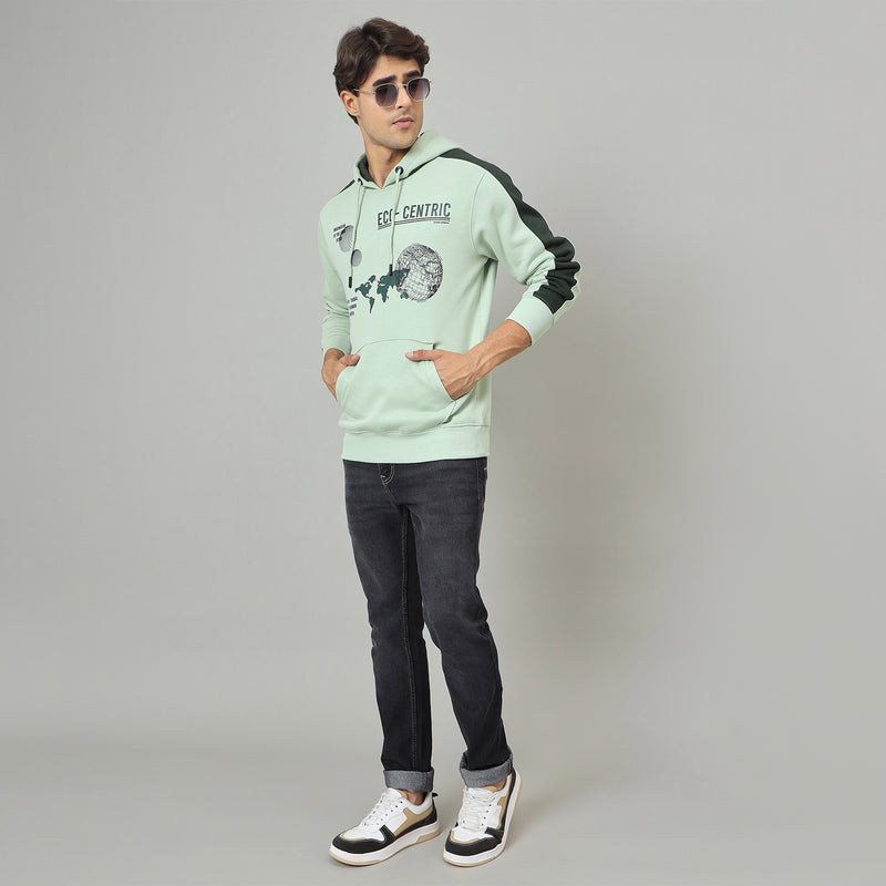 Duke Urban Men Hooded Regular Sweatshirt (LF6353)