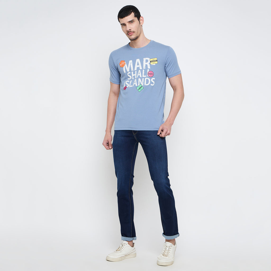 Duke Urban Men Half Sleeve Cotton Tshirt (LF7158)
