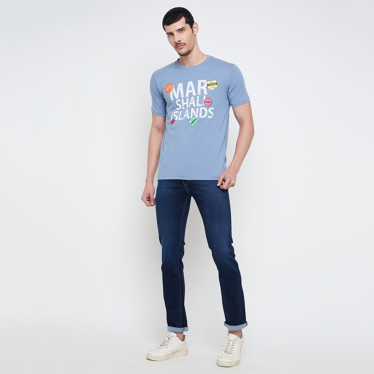 Duke Urban Men Half Sleeve Cotton Tshirt (LF7158)