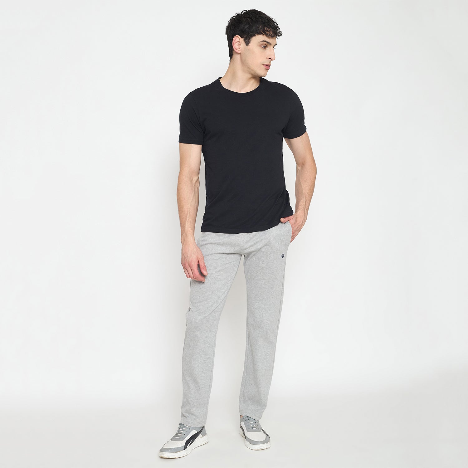 Duke Urban Men Solid Regular Track Pant (LF9000S)