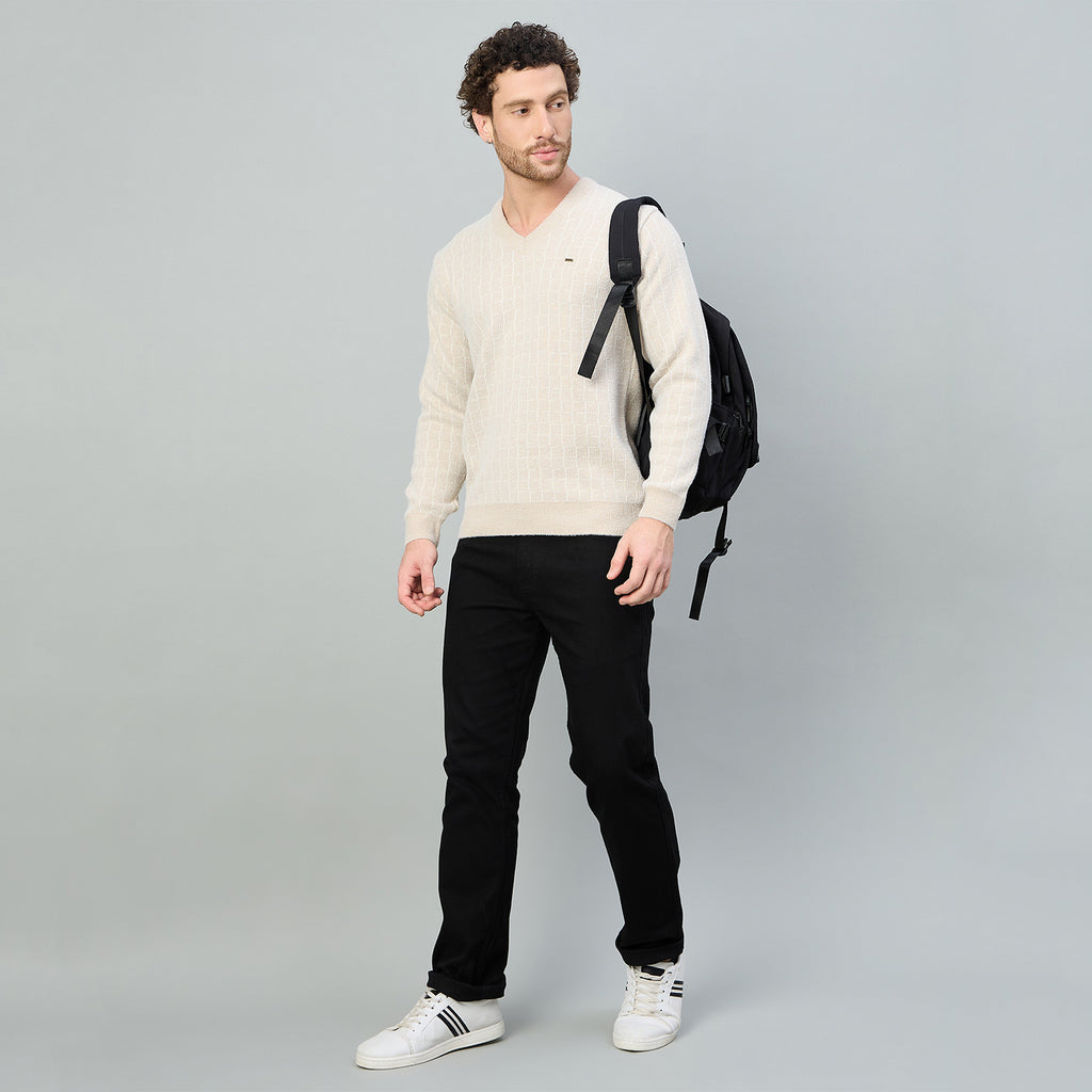 Duke Urban Men V-Neck Full Sleeve Sweater (SDS2235)