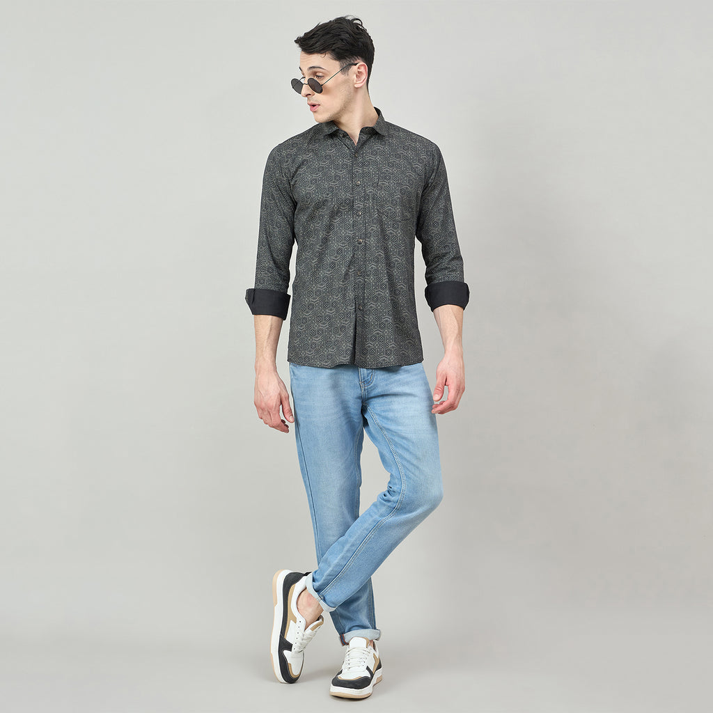 Duke Urban Men Full Sleeve Cotton Shirt (SDO8PRAT)