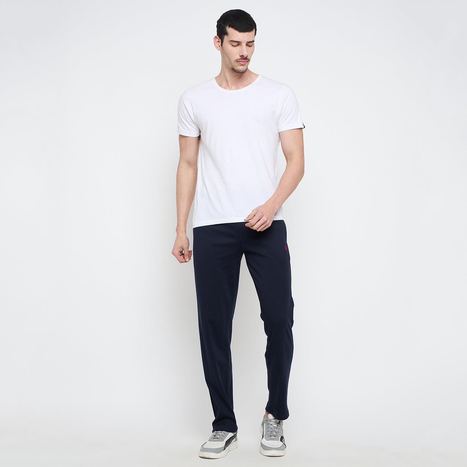 Duke Urban Men Solid Regular Track Pant (LF9000S)