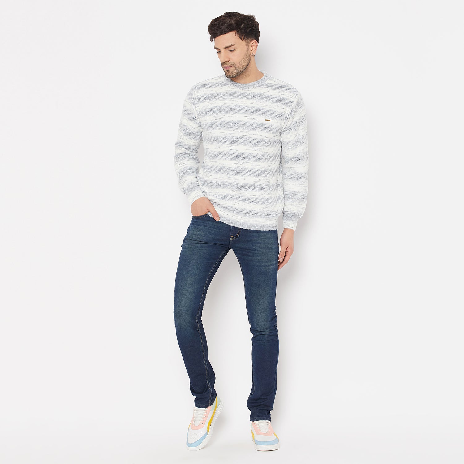 Duke Urban Men Full Sleeve Round Neck Pullover (SDS2109)