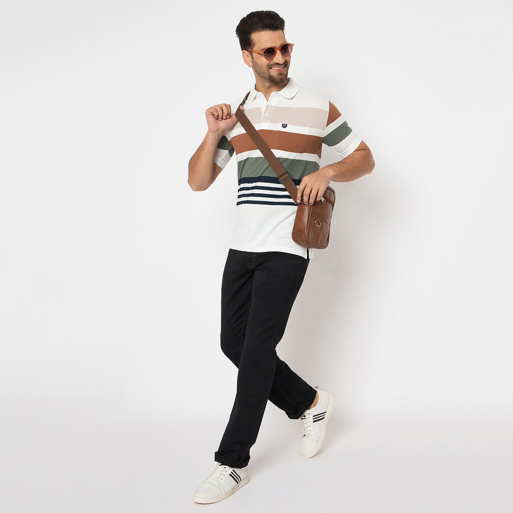 Duke Urban Men Half Sleeve Cotton Tshirt (LF7375)