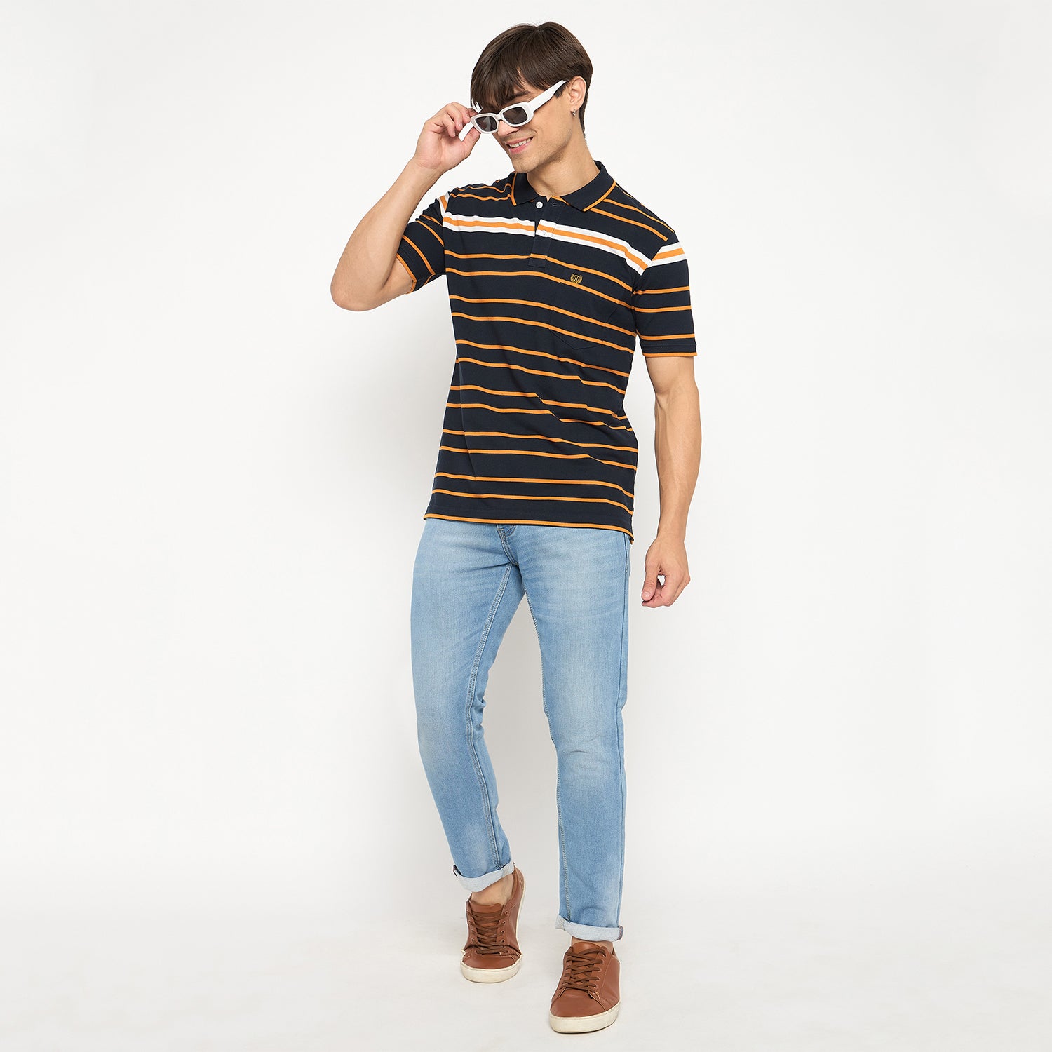 Duke Urban Men Half Sleeve Cotton T-shirt (LF7080)