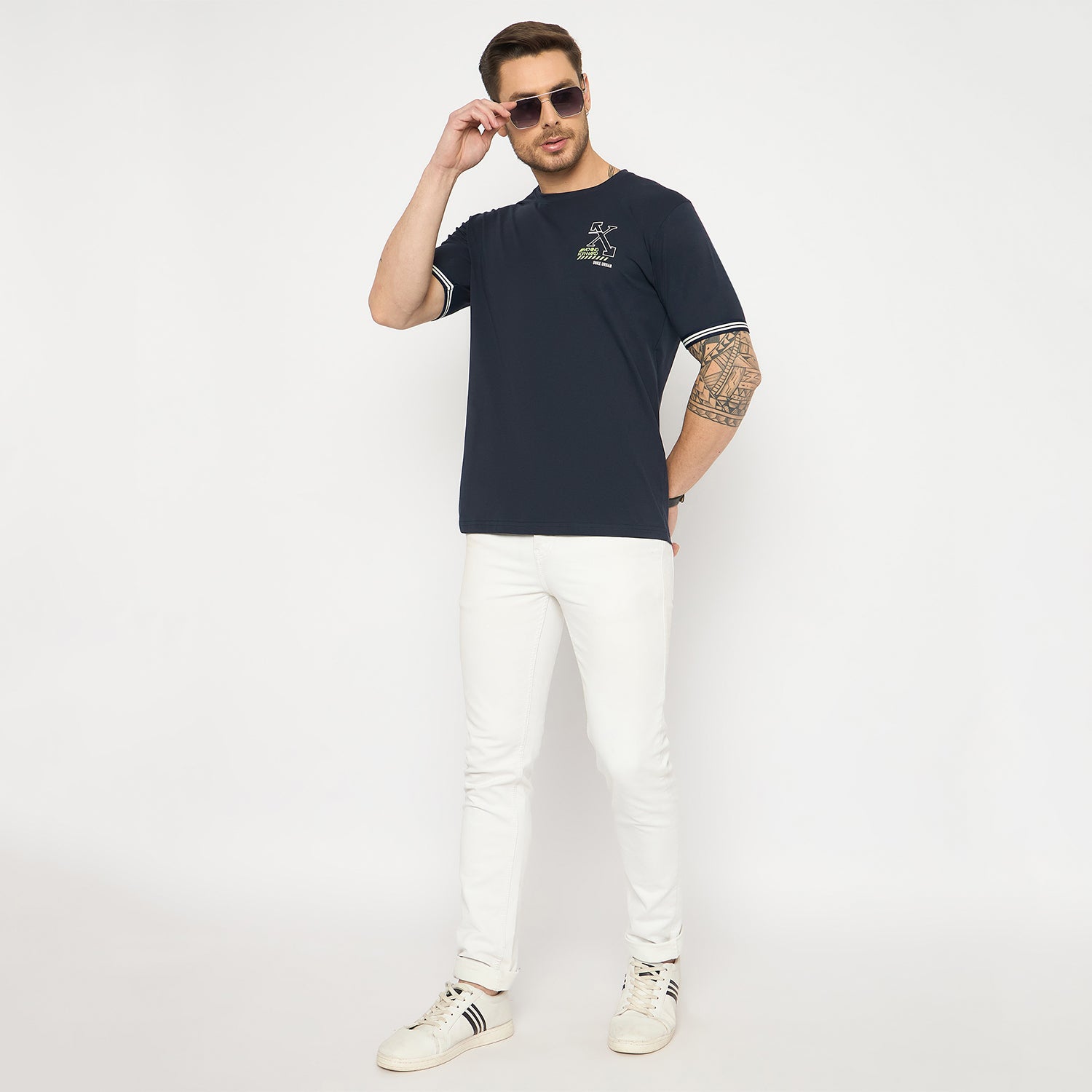 Duke Urban Men Half Sleeve Cotton Tshirt (LF7432)