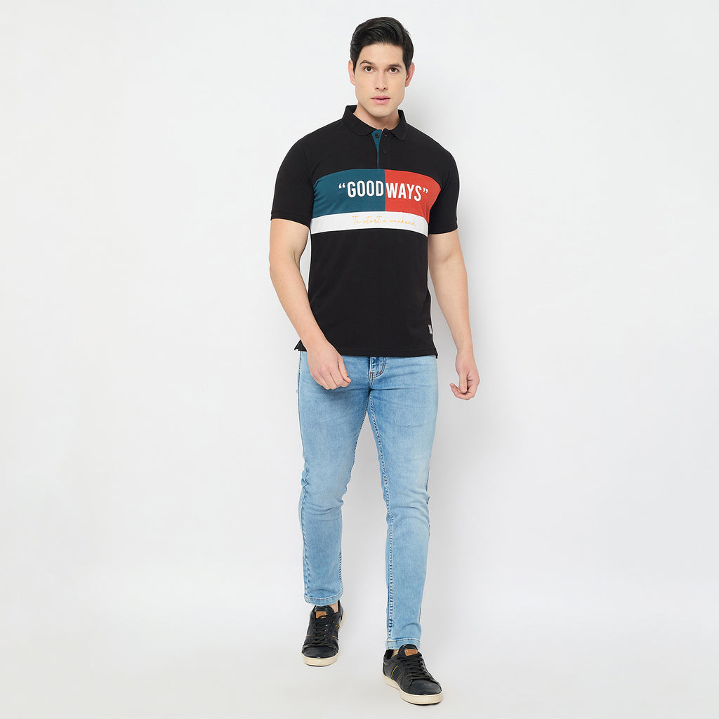 Duke Urban Men Half Sleeve Cotton Polo Tshirt (LF7397)