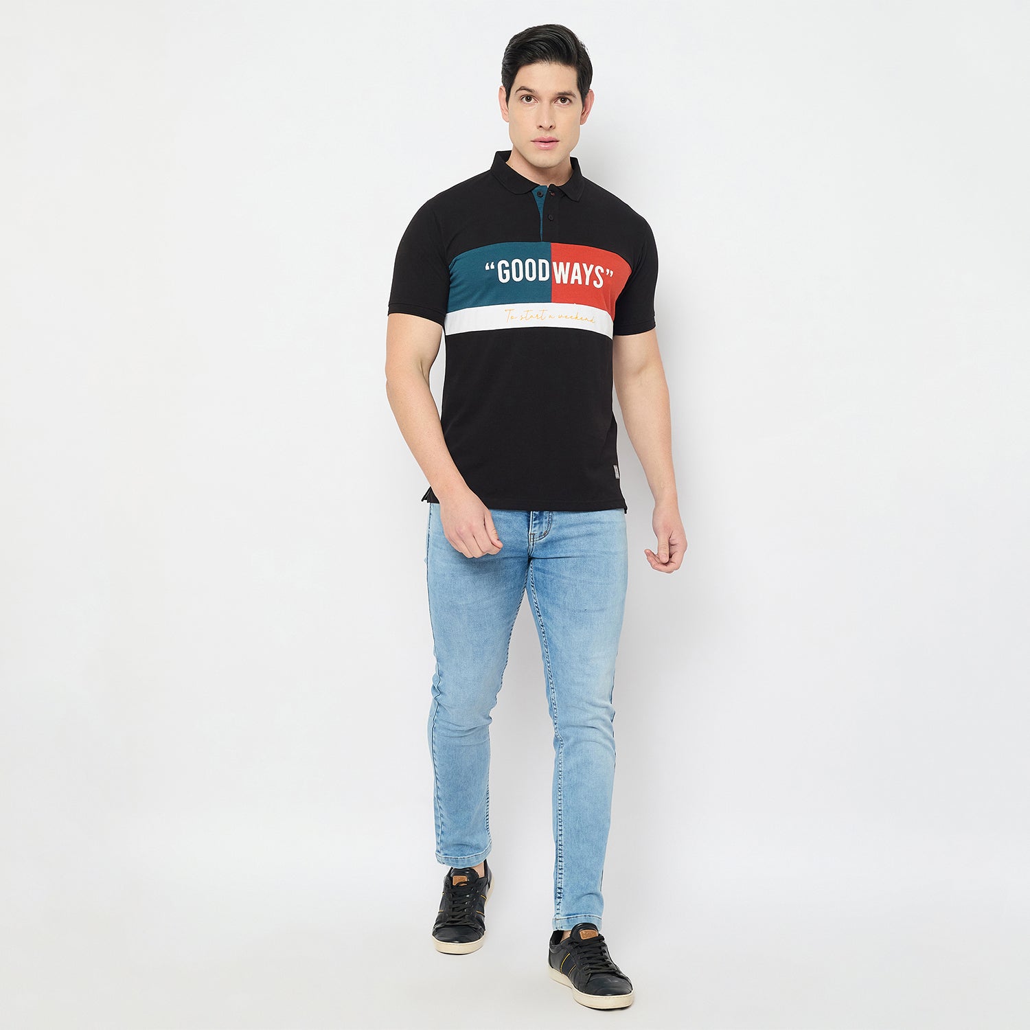 Duke Urban Men Half Sleeve Cotton Polo Tshirt (LF7397)